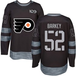 Philadelphia Flyers Denver Barkey 1917-2017 100th Anniversary Jersey - Black Authentic