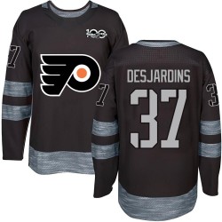 Philadelphia Flyers Eric Desjardins 1917-2017 100th Anniversary Jersey - Black Authentic