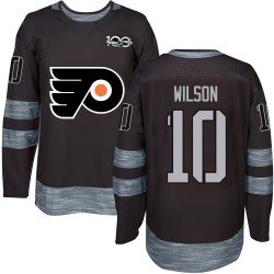 Philadelphia Flyers Garrett Wilson 1917-2017 100th Anniversary Jersey - Black Authentic