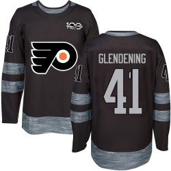 Philadelphia Flyers Luke Glendening 1917-2017 100th Anniversary Jersey - Black Authentic