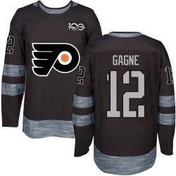 Philadelphia Flyers Simon Gagne 1917-2017 100th Anniversary Jersey - Black Authentic