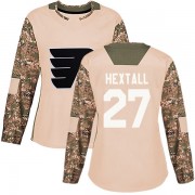 Women's Adidas Philadelphia Flyers Ron Hextall Veterans Day Practice Jersey - Camo Authentic