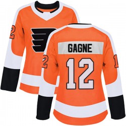 Women's Adidas Philadelphia Flyers Simon Gagne Home Jersey - Orange Authentic