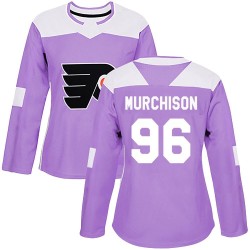 Women's Adidas Philadelphia Flyers Ty Murchison Fights Cancer Practice Jersey - Purple Authentic