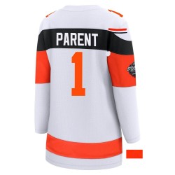 Women's Fanatics Branded Philadelphia Flyers Bernie Parent 2024 Stadium Series Jersey - White Breakaway