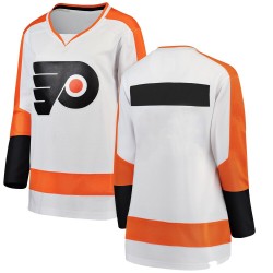 Women's Fanatics Branded Philadelphia Flyers Blank ＃ Away Jersey - White Breakaway