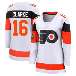 Women's Fanatics Branded Philadelphia Flyers Bobby Clarke 2024 Stadium Series Jersey - White Breakaway