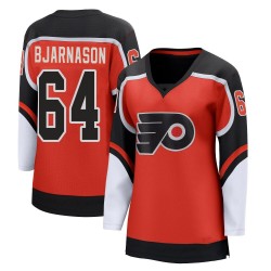 Women's Fanatics Branded Philadelphia Flyers Carson Bjarnason 2020/21 Special Edition Jersey - Orange Breakaway