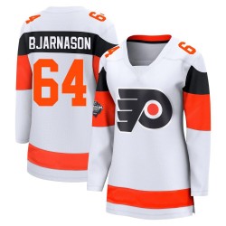 Women's Fanatics Branded Philadelphia Flyers Carson Bjarnason 2024 Stadium Series Jersey - White Breakaway