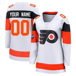 Women's Fanatics Branded Philadelphia Flyers Custom Custom 2024 Stadium Series Jersey - White Breakaway