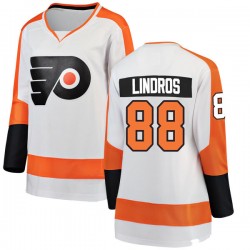 Women's Fanatics Branded Philadelphia Flyers Eric Lindros Away Jersey - White Breakaway