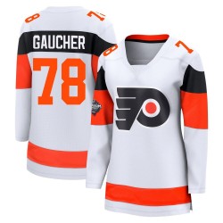 Women's Fanatics Branded Philadelphia Flyers Jacob Gaucher 2024 Stadium Series Jersey - White Breakaway