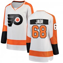 Women's Fanatics Branded Philadelphia Flyers Jaromir Jagr Away Jersey - White Breakaway