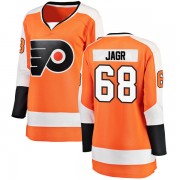 Women's Fanatics Branded Philadelphia Flyers Jaromir Jagr Home Jersey - Orange Breakaway