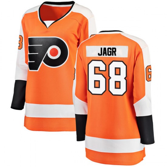 Women's Fanatics Branded Philadelphia Flyers Jaromir Jagr Home Jersey - Orange Breakaway