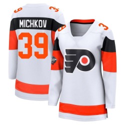 Women's Fanatics Branded Philadelphia Flyers Matvei Michkov 2024 Stadium Series Jersey - White Breakaway
