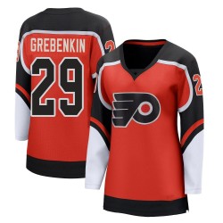 Women's Fanatics Branded Philadelphia Flyers Nikita Grebenkin 2020/21 Special Edition Jersey - Orange Breakaway