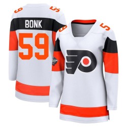 Women's Fanatics Branded Philadelphia Flyers Oliver Bonk 2024 Stadium Series Jersey - White Breakaway