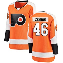 Women's Fanatics Branded Philadelphia Flyers Trevor Zegras Home Jersey - Orange Breakaway