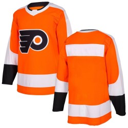 Youth Adidas Philadelphia Flyers Blank ＃ Home Jersey - Orange Authentic