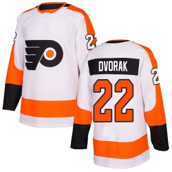 Youth Adidas Philadelphia Flyers Christian Dvorak Jersey - White Authentic