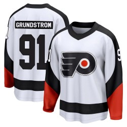 Youth Fanatics Branded Philadelphia Flyers Carl Grundstrom Special Edition 2.0 Jersey - White Breakaway