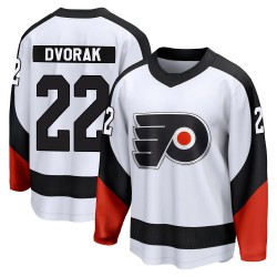 Youth Fanatics Branded Philadelphia Flyers Christian Dvorak Special Edition 2.0 Jersey - White Breakaway