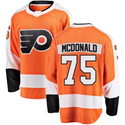 Youth Fanatics Branded Philadelphia Flyers Hunter McDonald Home Jersey - Orange Breakaway
