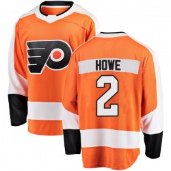 Youth Fanatics Branded Philadelphia Flyers Mark Howe Home Jersey - Orange Breakaway