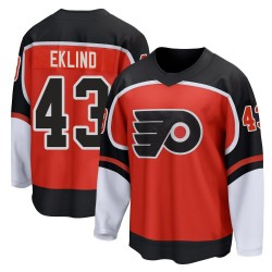 Youth Fanatics Branded Philadelphia Flyers Oscar Eklind 2020/21 Special Edition Jersey - Orange Breakaway