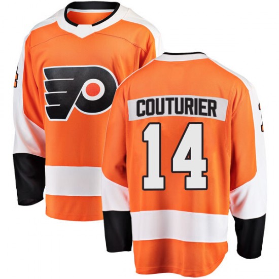 Youth Fanatics Branded Philadelphia Flyers Sean Couturier Home Jersey - Orange Breakaway