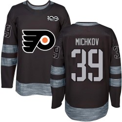 Youth Philadelphia Flyers Matvei Michkov 1917-2017 100th Anniversary Jersey - Black Authentic