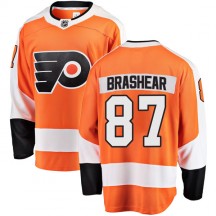 Youth Fanatics Branded Philadelphia Flyers Donald Brashear Home Jersey - Orange Breakaway