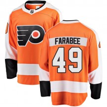 Youth Fanatics Branded Philadelphia Flyers Joel Farabee Home Jersey - Orange Breakaway