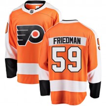 Youth Fanatics Branded Philadelphia Flyers Mark Friedman Home Jersey - Orange Breakaway