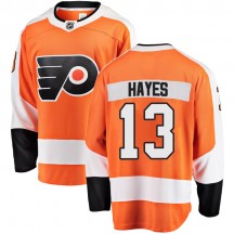 Youth Fanatics Branded Philadelphia Flyers Kevin Hayes Home Jersey - Orange Breakaway