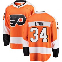 Youth Fanatics Branded Philadelphia Flyers Alex Lyon Home Jersey - Orange Breakaway