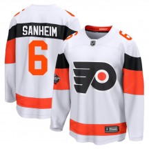 Fanatics Branded Philadelphia Flyers Travis Sanheim 2024 Stadium Series Jersey - White Breakaway