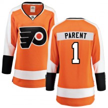 Women's Fanatics Branded Philadelphia Flyers Bernie Parent Home Jersey - Orange Breakaway