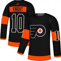Youth Adidas Philadelphia Flyers Corban Knight Alternate Jersey - Black Authentic