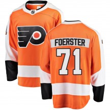 Fanatics Branded Philadelphia Flyers Tyson Foerster Home Jersey - Orange Breakaway