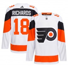 Adidas Philadelphia Flyers Mike Richards 2024 Stadium Series Primegreen Jersey - White Authentic