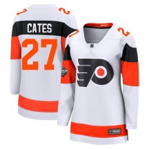 Women's Fanatics Branded Philadelphia Flyers Noah Cates 2024 Stadium Series Jersey - White Breakaway
