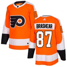 Adidas Philadelphia Flyers Donald Brashear Home Jersey - Orange Authentic