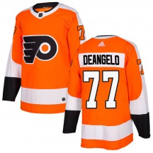 Adidas Philadelphia Flyers Tony DeAngelo Home Jersey - Orange Authentic