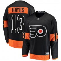 Youth Fanatics Branded Philadelphia Flyers Kevin Hayes Alternate Jersey - Black Breakaway