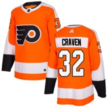 Youth Adidas Philadelphia Flyers Murray Craven Home Jersey - Orange Authentic