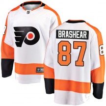 Youth Fanatics Branded Philadelphia Flyers Donald Brashear Away Jersey - White Breakaway