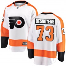 Youth Fanatics Branded Philadelphia Flyers Elliot Desnoyers Away Jersey - White Breakaway