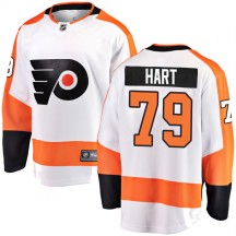 Youth Fanatics Branded Philadelphia Flyers Carter Hart Away Jersey - White Breakaway